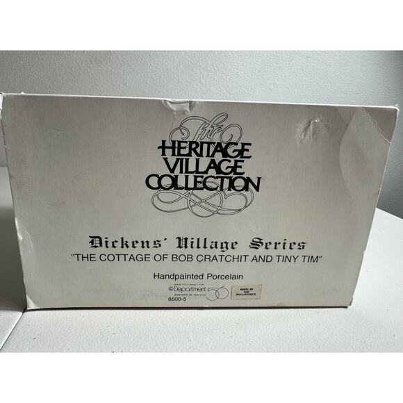 Department56 The Cottage of Bob Cratchit & Tiny Tim Heritage Village Collection - Picture 4 of 11